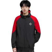 移动端、京东百亿补贴：adidas 时尚潮流男女通用运动夹克外套 IQ1578 黑色 M