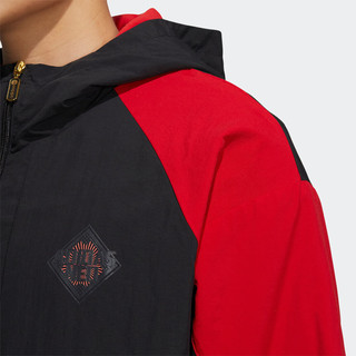adidas阿迪达斯时尚潮流男女通用运动夹克外套 IQ1578 黑色 XL