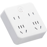 DELIXI 德力西 CD98Z-BK2X2Z/86 多功能无线插排 白色