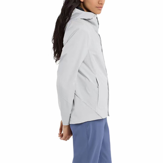 始祖鸟（ARC'TERYX）软壳衣SOLANO HOODY GORE-TEX透气户外防风连帽外套防泼水女款 black sapphire宝石蓝 S