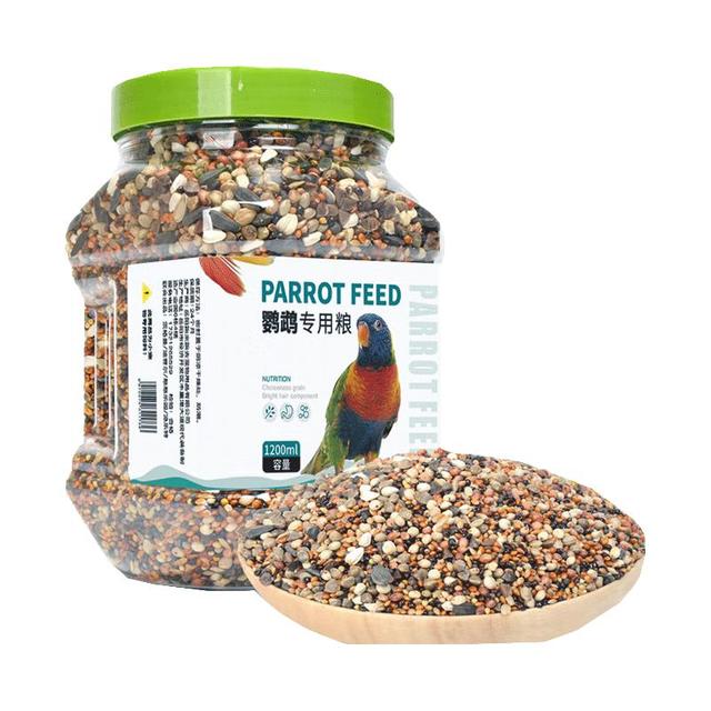 茨格曼 虎皮玄风鹦鹉饲料鸟食谷子画眉鸽子牡丹文鸟八哥鸟饲料鸟粮食