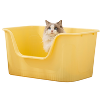 疯狂的主人 Crazy Host）猫砂盆特大号半封闭式猫厕所防外溅猫沙盆猫屎盆带铲猫咪用品