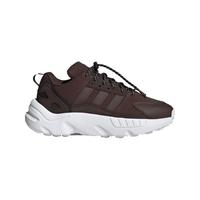 adidas 阿迪达斯 三叶草ZX 22 J男大童儿童经典运动鞋HQ1578 深黄棕 36.5(225mm)