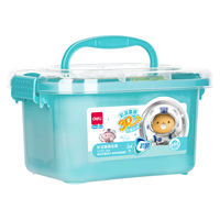 得力 24色抑菌彩泥 黏土手工DIY超轻粘土玩具橡皮泥套装 生日六一儿童YC135-24A