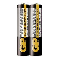 超霸（GP）7号电池2粒装碳性干电池黑超适用于家用键盘/闹钟/遥控器/手电筒/收音机