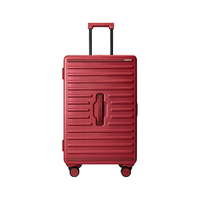 美旅方糖箱 出差旅游拉杆箱铝框包边旅行箱大容量家庭行李箱 ND3 婚庆红-28寸 28英寸