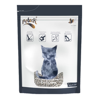 一撇(petch)猫砂矿砂钠基矿石猫砂低尘结团膨润土特效除臭16公斤