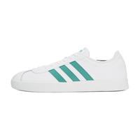 adidas NEO Vl Court 2.0 男子休闲运动鞋 EE6814 白色/绿色 41