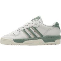 adidas 阿迪达斯 三叶草RIVALRY LOW男女休闲篮球鞋板鞋IG6309 白/灰绿 42(260mm)