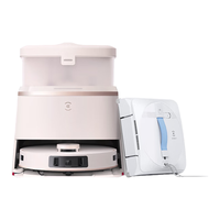  ECOVACS/科沃斯 扫地机器人套装+擦窗机器人  雪山红