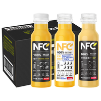 农夫山泉 NONGFU SPRING100%NFC果汁冷压榨饮料300ml混合果汁鲜果冷压榨饮料多口味混合 芒果混合味*30瓶（礼盒装）