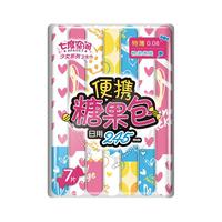 SPACE7 七度空间 少女系列 便携糖果包特薄棉柔日用卫生巾 24.5cm*7片