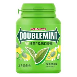 绿箭 口香糖 绿茶薄荷味 64g