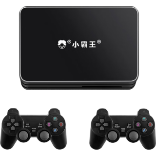 移动端、京东百亿补贴：小霸王 D106 游戏机 128GB 无线双手柄 黑色