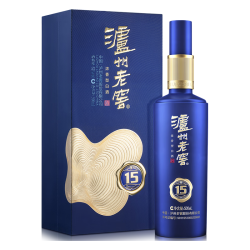 泸州老窖 窖15 52度 500ml 单瓶装 窖藏陈酿老酒 窖龄升级款 浓香型白酒#值酒发现官#
