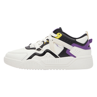 鸿星尔克男鞋休闲鞋2024年冬季板鞋运动女跑步鞋软底滑板鞋运动鞋子 52122301050-005（女） 35