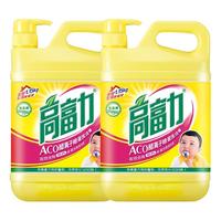 高富力ACO醋离子洗洁精洗碗除菌去油清新不伤手家庭装1.15kg*2瓶