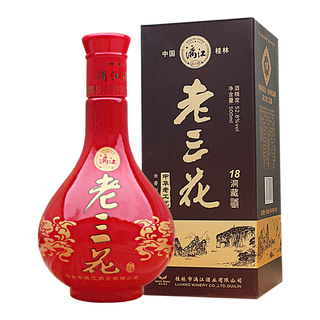 漓江牌 老三花 52%vol 米香型白酒 500ml*4瓶 整箱装