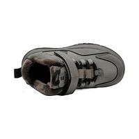 百丽童鞋女童棉鞋加绒保暖男童低帮板鞋儿童二棉休闲运动鞋 鸽子灰 28 适合脚长约16.7-17.2cm