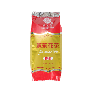 猴王牌 猴王茉莉花茶特级 广西横县茉莉 春茶2024年浓香花茶 特级250g*1袋