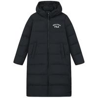 FILA 斐乐 款羽绒服2023冬新长款保暖外套加厚派克服男女