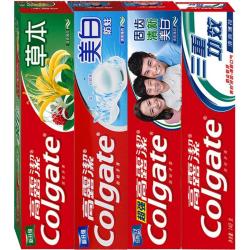 高露洁 正品高露洁牙膏超强草本防蛀三重功效清新口气固齿成人家庭装