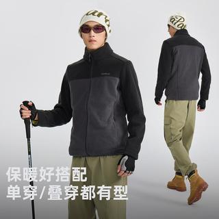 探路者 【保暖亲肤内胆】探路者抓绒服2025秋冬户外日常男式外套