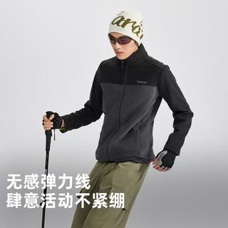 探路者 【保暖亲肤内胆】探路者抓绒服2025秋冬户外日常男式外套