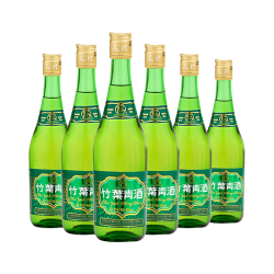竹叶青 玻瓶 38%vol 清香型白酒 475ml*6瓶