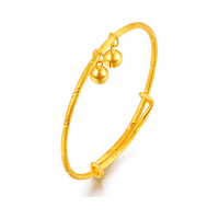 TSL 谢瑞麟 YQ823 儿童铃铛足金手镯