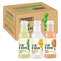 农夫山泉 NONGFU SPRING水溶c100柠檬味复合果汁445ml瓶装整箱饮料混合特价包邮
