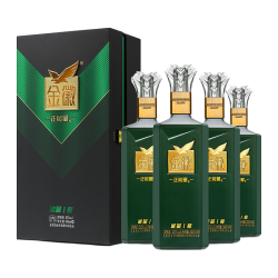 金徽 酒金徽正能量1号52度500ml*4瓶 整箱装浓香型白酒官方旗舰店