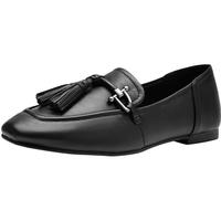 Clarks其乐女鞋春秋时尚流苏乐福鞋休闲舒适平底单鞋女小皮鞋