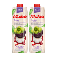 Malee玛丽100%无添加山竹石榴复合果汁纯果汁0脂肪饮料1000ml*2瓶大瓶