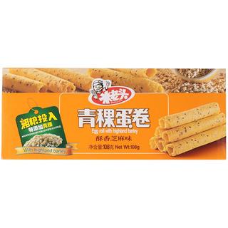 UNCLE POP 米老头 青稞 蛋卷 酥香芝麻味 108g