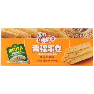 UNCLE POP 米老头 青稞 蛋卷 酥香芝麻味 108g