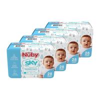 NUBY(努比)拉拉裤天空超薄透气强吸水学步裤宝宝成长裤儿尿不湿箱装 XXL码