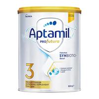 爱他美(Aptamil)香港版爱他美铂金白金装婴幼儿奶粉900g JD保税仓配送 3段 1-3岁 一罐装