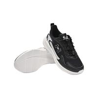 安德玛（Under Armour）儿童舒适跑鞋男女童休闲透气耐磨运动鞋童鞋跑鞋2431103 黑/银 34码