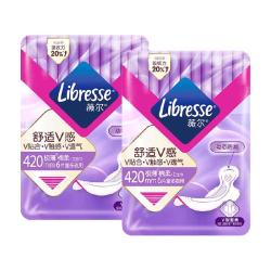 薇尔 V感系列极薄棉柔夜用卫生巾
