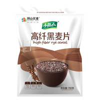 阴山优麦高纤黑麦片700g低脂早餐即食冲饮代餐膳食纤维燕麦T