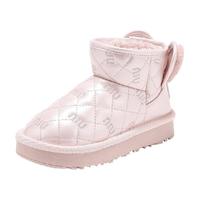 abckids童鞋男女童冬季加绒加厚保暖时尚百搭休闲鞋雪地靴