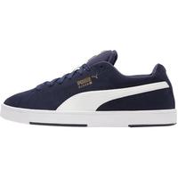 PUMA 彪马 Suede S Lace-Up 男子运动板鞋 356414-28 粗呢蓝/白/金 41