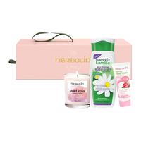 herbacin 贺本清 德国小甘菊花漾礼盒身体乳200ml护手霜20ml蜡烛100g浪漫生日礼物