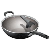 SUPOR 苏泊尔 NC34PA1 炒锅(34cm、不粘、铝合金、麦饭石色)