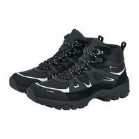 京东京造LH700徒步鞋登山鞋男静态防水防泼水防砂石休闲鞋男中帮黑色43