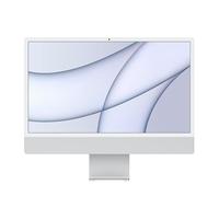 苹果 Apple iMac 24英寸 银色 4.5K屏 八核M1芯片(7核图形处理器) 16G 256G 一体式电脑主机Z13K00046