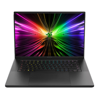 RAZER 雷蛇 灵刃16 十三代酷睿版 16.0英寸 游戏本 黑色（酷睿i9-13950HX、RTX 4090 16G、32GB、2TB SSD 改配、4K、IPS、240Hz）