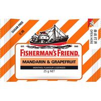 FISHERMAN'S FRIEND 渔夫之宝 润喉糖 健怡柑橘西柚味 25g