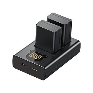 绿联 相机电池EN-EL25适用Nikon尼康Z50 Z30 ZFC微单电池充电器套装配件 Z fc全解码复古无反enel25电板配件